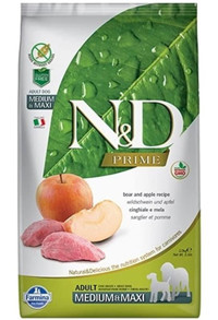 N&d Prima Yaban Domuzlu Elmalı Büyük Irk Yetişkin Kuru Köpek Maması 12 kg
