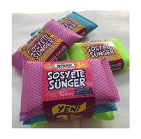 Wikro Sosyete Bulaşık Süngeri 3'lü