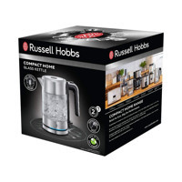 Russell Hobbs Cam 800 ml 2400 W Işıklı Klasik Şeffaf Kettle
