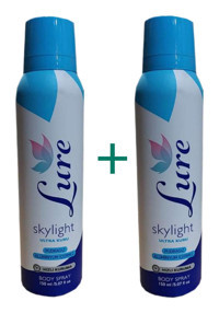 Lure Skylight Sprey Kadın Deodorant 2x150 ml