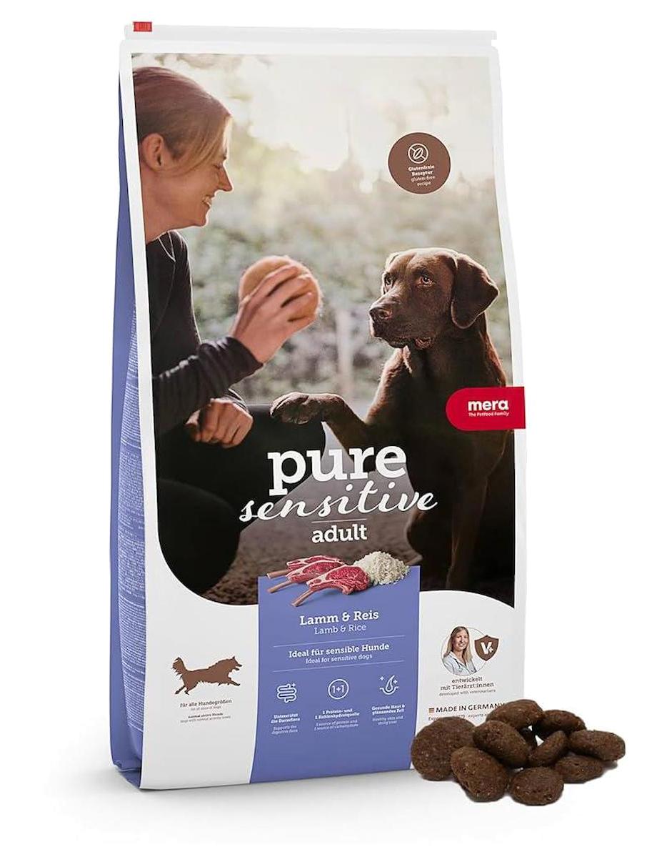 Mera Pure Sensitive Lamb Rice Kuzu Etli Yetişkin Kuru Köpek Maması 14 kg
