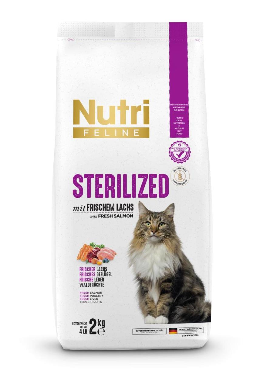 Nutri Feline Sterilised Somonlu Yetişkin Kuru Kedi Maması 2 kg