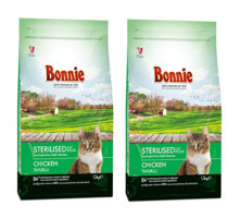 Bonnie Sterilised Tavuklu Yetişkin Kuru Kedi Maması 2x1.5 kg