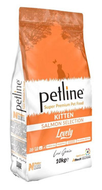 Petline Lovely Somonlu Yavru Kuru Kedi Maması 10 kg