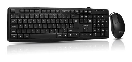 Dark KM1050 Kablolu Türkçe Q Slim Klavye Mouse Seti