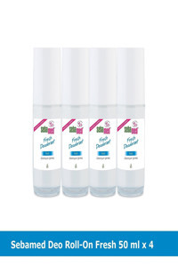 Sebamed Fresh Sprey Unisex Deodorant 4x50 ml