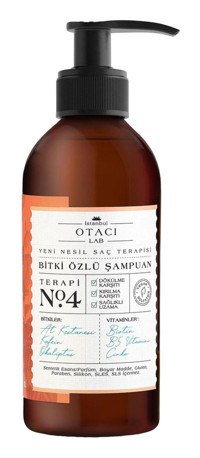 Otacı No: 4 Dökülme Kırılma Karşıtı Hızlı Uzatan Şampuan 250 ml