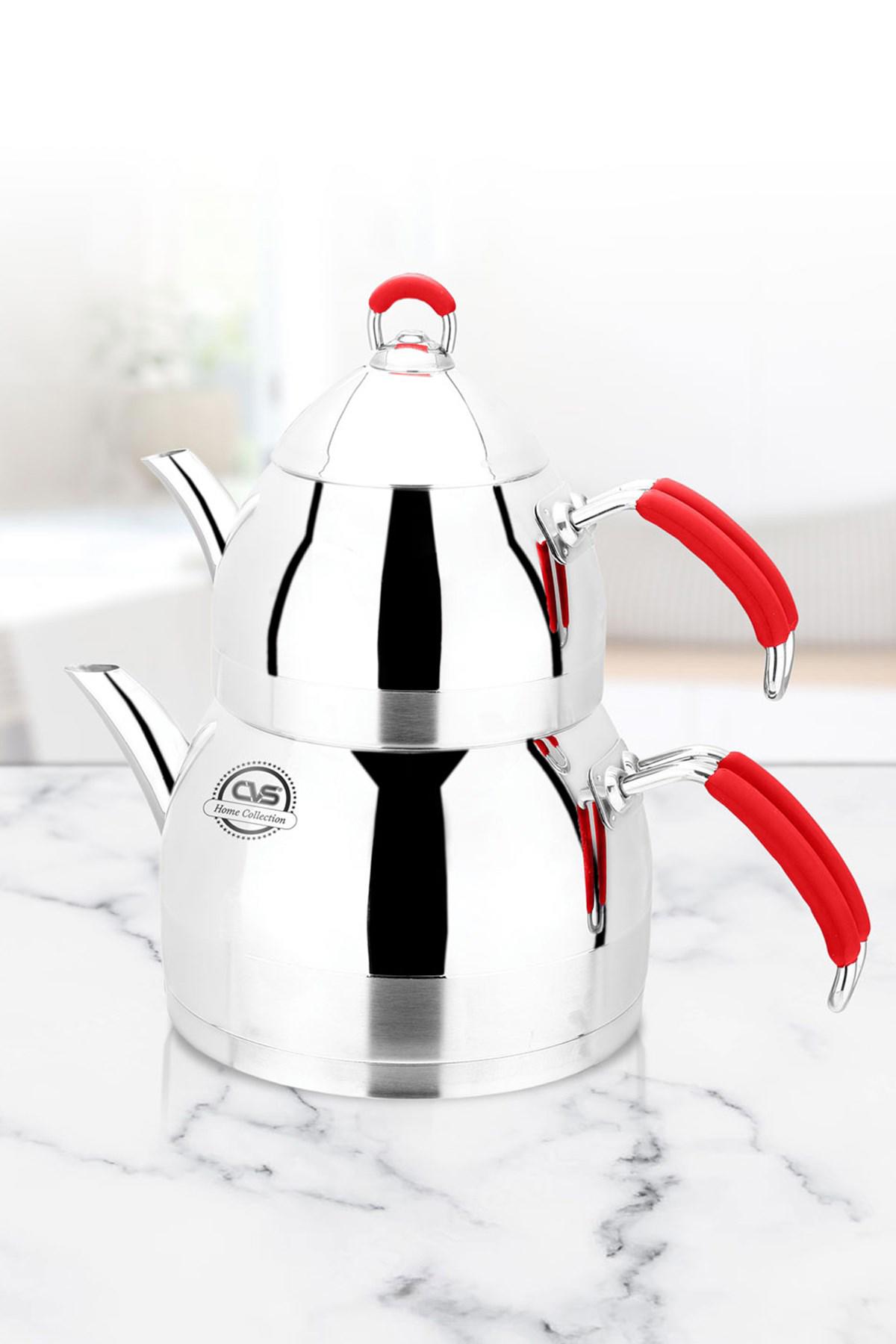 Cvs Dn 12029 Zümrüt Aile Boy Çaydanlık Kırmızı