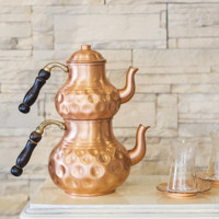 Nusnus Ns-04966 Bakır Dilimli Büyük Çaydanlık Rose Gold