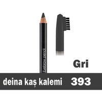 Deina 393 Suya Dayanıklı Asansörsüz Kalın Uçlu Kaş Kalemi Gri