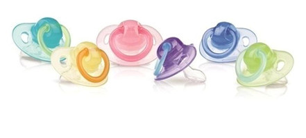 Nuby Mini Brites No:3 12+ Ay Kırmızı Emzik
