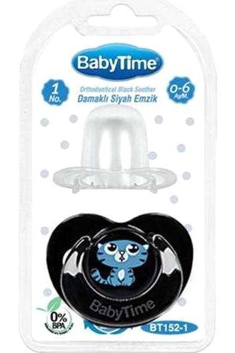 Babytime No:1 0-6 Ay Mavi - Siyah Emzik