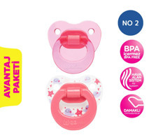 Wee Baby No:2 2'Li 6-18 Ay Pembe Emzik