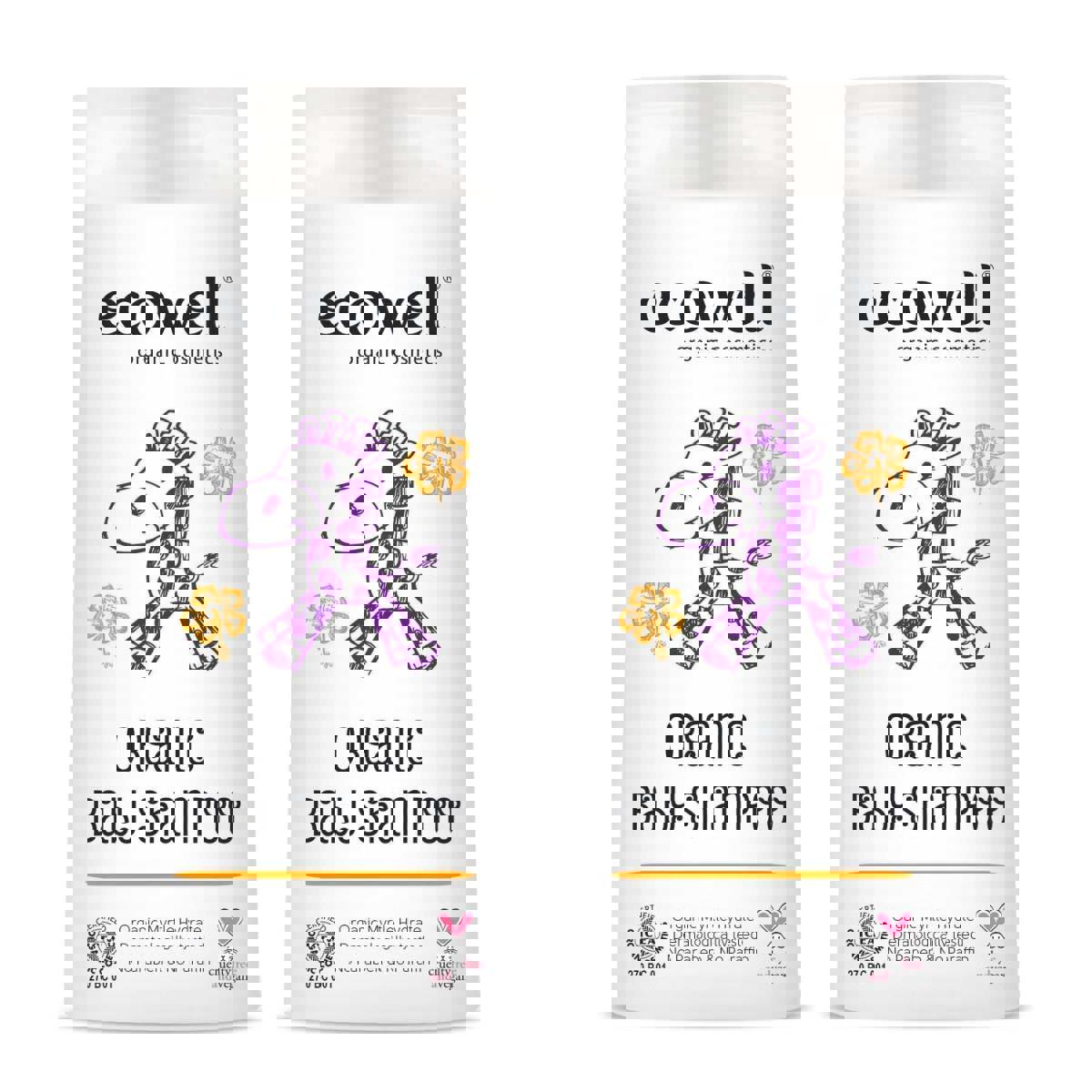 Ecowell Portakallı Bebek Şampuanı 2x300 ml