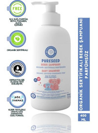 Pureseed Natural Organik Gül Suyu Bebek Şampuanı 400 ml