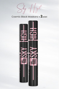 Maybelline New York Sky High Hacim Veren Cosmic Black Maskara 2 Adet