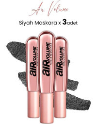 L'oréal Paris Air Volume Mega Hacim Veren Siyah Maskara 3 Adet