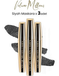 L'oréal Paris Volume Millions Hacim Veren Siyah Maskara 3 Adet