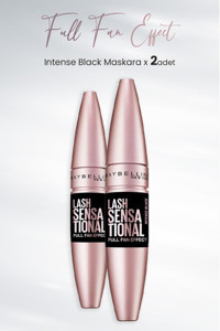 Maybelline New York Full Fan Effect Kıvırma Siyah Maskara 2 Adet