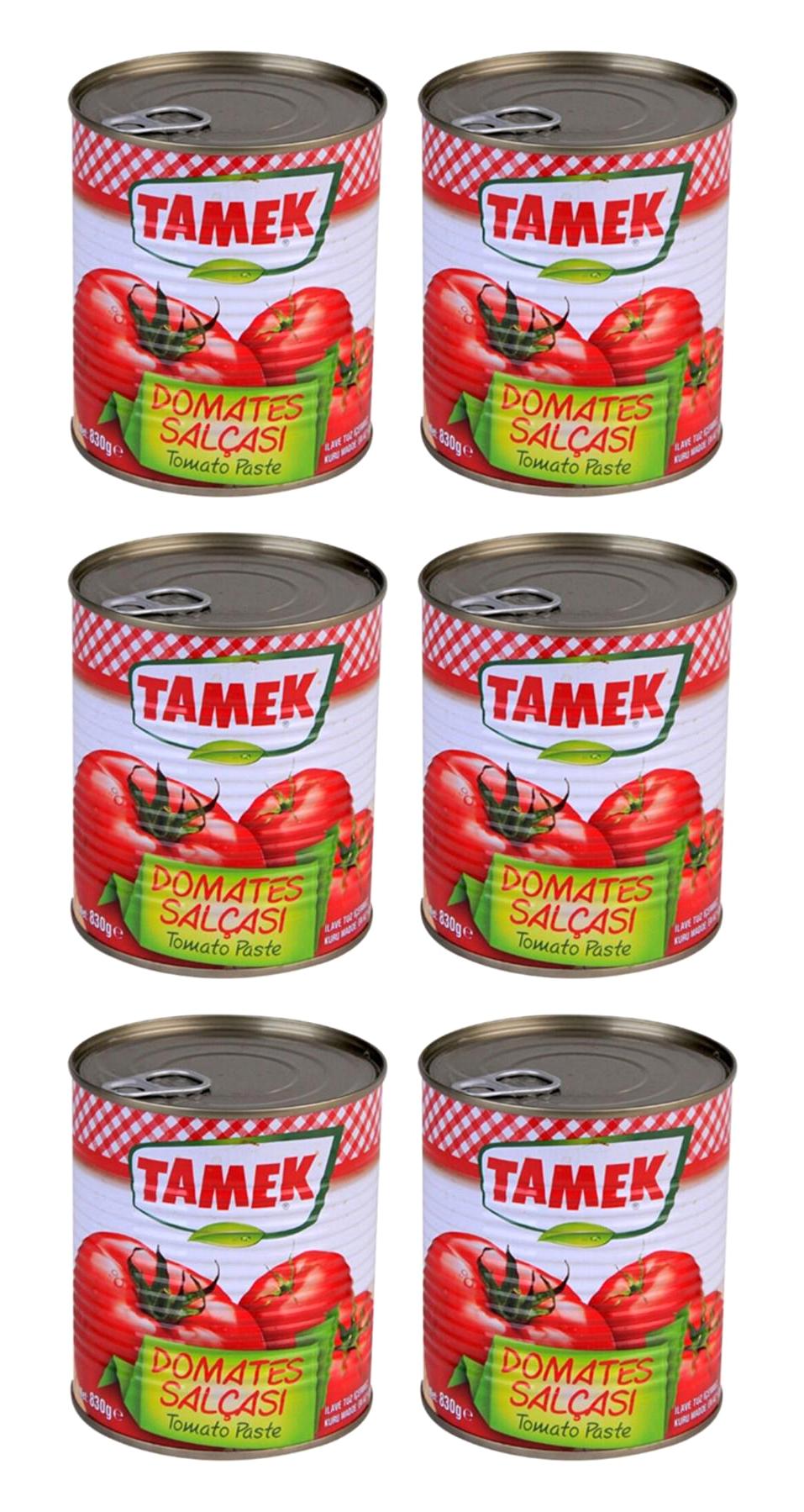 Tamek Domates Salçası 6x830 gr