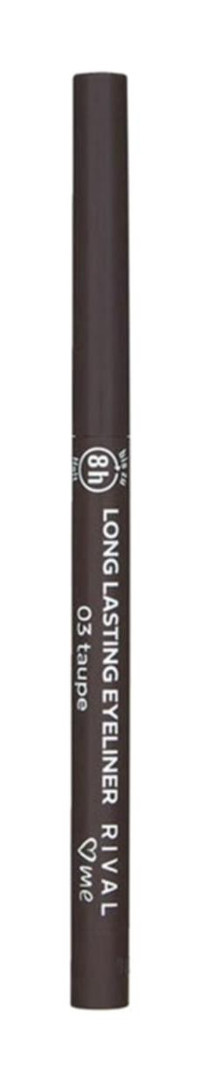 Rival Loves Me Long Lasting 03 Suya Dayanıklı Mat Taupe Kalıcı İnce Uçlu Likit Eyeliner