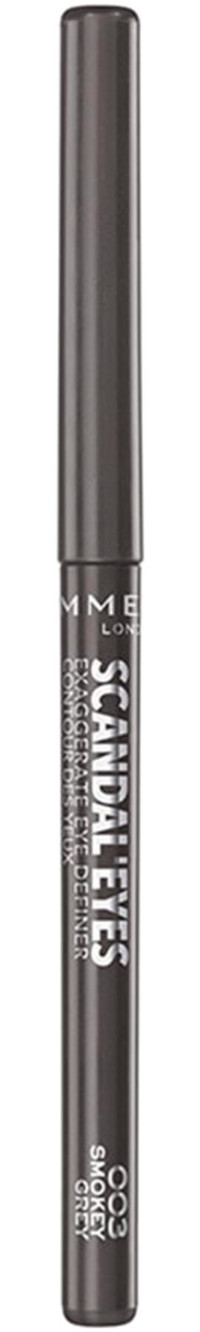 Rimmel London Scandal'eyes Exaggerate 003 Suya Dayanıklı Mat Smokey Grey Kalıcı Kalın Uçlu Kalem Eyeliner
