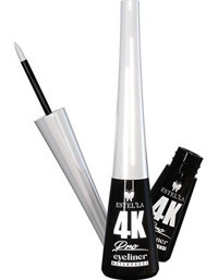 Estella 4K Pro Mat Siyah İnce Uçlu Likit Eyeliner