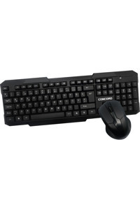 Concord C-65 Siyah Kablosuz Klavye Mouse Seti