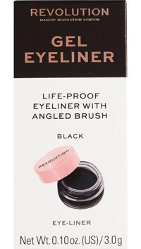 Revolution Mat Siyah Kalıcı İnce-Kalın Uçlu Jel Eyeliner