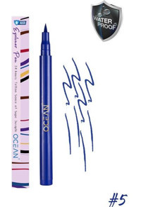 Ocean Suya Dayanıklı Mavi Kalıcı Kalın Uçlu Likit Eyeliner