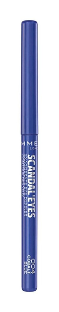 Rimmel London Exaggerate Definer 004 Suya Dayanıklı Mat Cobalt Blue Kalıcı İnce Uçlu Kalem Eyeliner