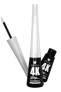 Estella 4K Pro Suya Dayanıklı Mat Siyah Kalıcı İnce Uçlu Likit Eyeliner