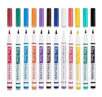 Mst Cosmetic Suya Dayanıklı Mat Çok Renkli Kalıcı İnce-Kalın Uçlu Likit Eyeliner