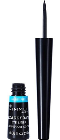 Rimmel London Exaggerate 003 Suya Dayanıklı Mat Siyah Kalıcı İnce Uçlu Likit Eyeliner