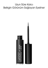 M.A.C Liquidlast Suya Dayanıklı Işıltılı Siyah Kalıcı İnce Uçlu Likit Eyeliner