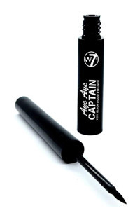 W7 Captain Mat Siyah İnce Uçlu Likit Eyeliner