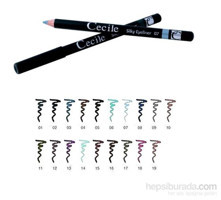 Cecile Silky 17 Saten Koyu Kahve İnce Uçlu Kalem Eyeliner