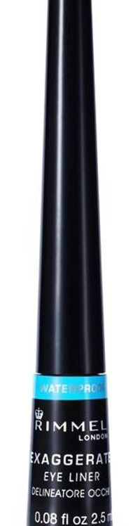 Rimmel London Exaggerate Suya Dayanıklı Parlak Siyah Kalıcı Kalın Uçlu Likit Eyeliner