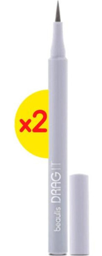 Beaulis Drag It 40 Suya Dayanıklı Mat Siyah İnce Uçlu Kalem Eyeliner 2 Adet