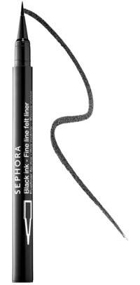 Sephora Fine Line Suya Dayanıklı Mat Siyah Kalıcı İnce Uçlu Kalem Eyeliner