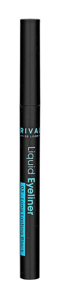 Rival De Loop Long Lasting 03 Suya Dayanıklı Mat Siyah Kalıcı İnce Uçlu Kalem Eyeliner
