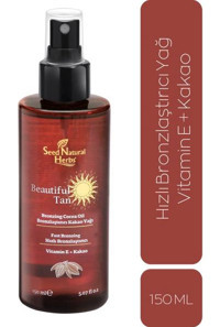 Seed Natural Herbs Vücut İçin Bronzlaştırıcı Yağ 150 ml