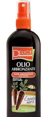 Delice Solaire Olio Abbronzante Havuç Yağı Vücut İçin Bronzlaştırıcı Yağ 150 ml