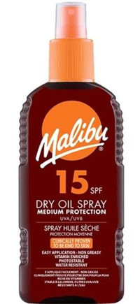 Malibu 15 Faktör Vücut İçin Bronzlaştırıcı Sprey 200 ml