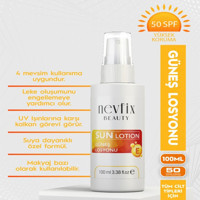Nevfix 50 Faktör Vücut İçin Bronzlaştırıcı Losyon 100 ml