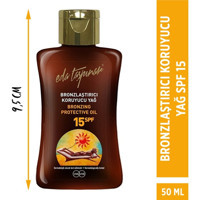 Eda Taşpınar 15 Faktör Vücut İçin Bronzlaştırıcı Yağ 50 ml