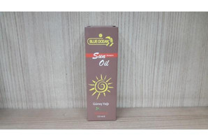 Blue Ocean E Vitaminli Vücut İçin Bronzlaştırıcı Yağ 125 ml