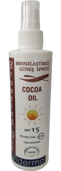 Alldermo Vücut İçin Bronzlaştırıcı Sprey 200 ml