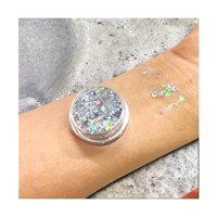 Lady Beauty Toz Glitter Tekli Far Gümüş