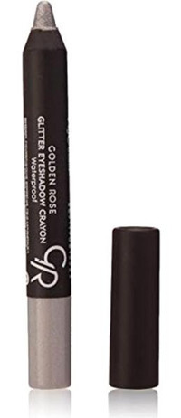 Golden Rose Crayon 52 Kalem Glitter Tekli Far Gümüş
